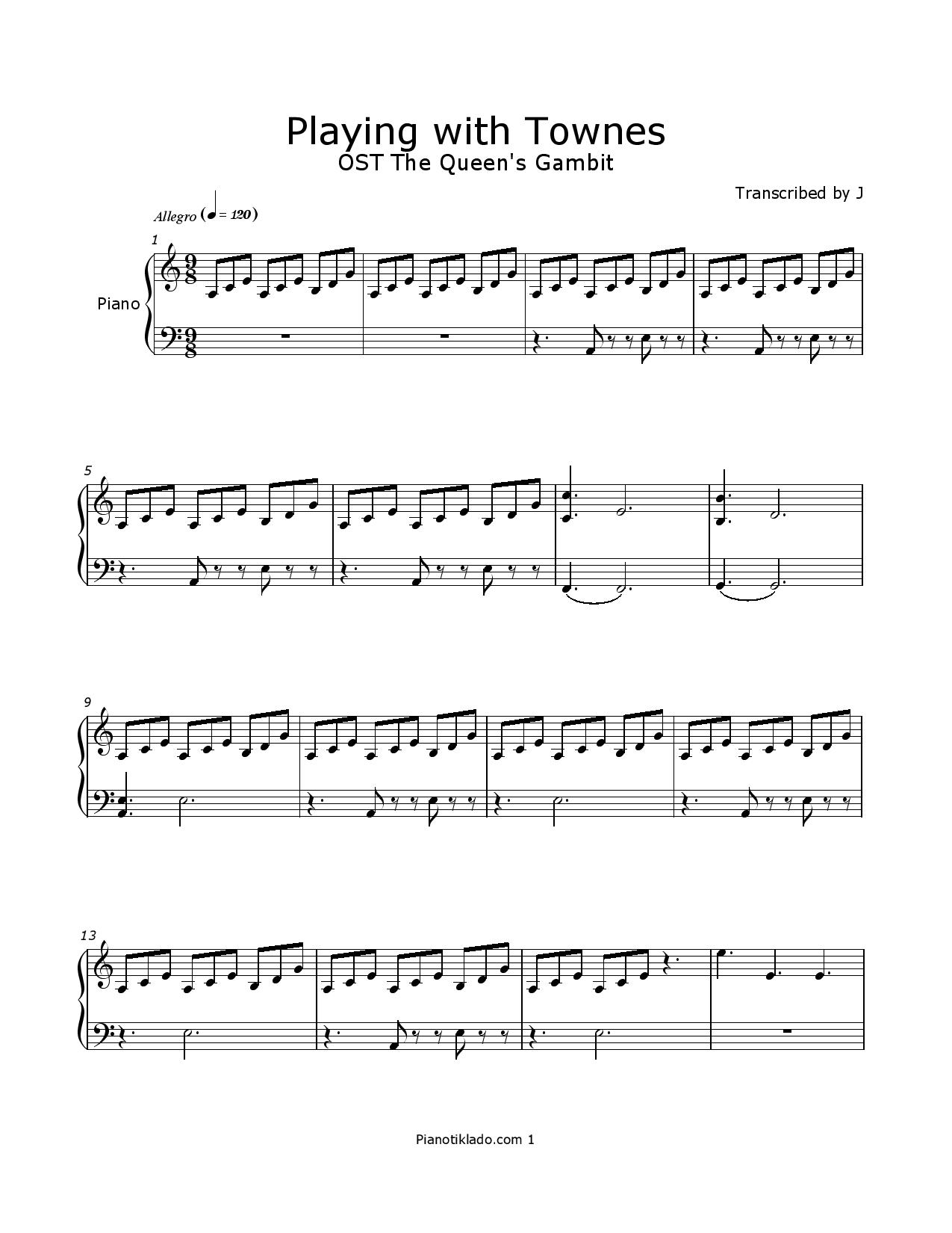 Play The Game Sheet Music Queen - ♪